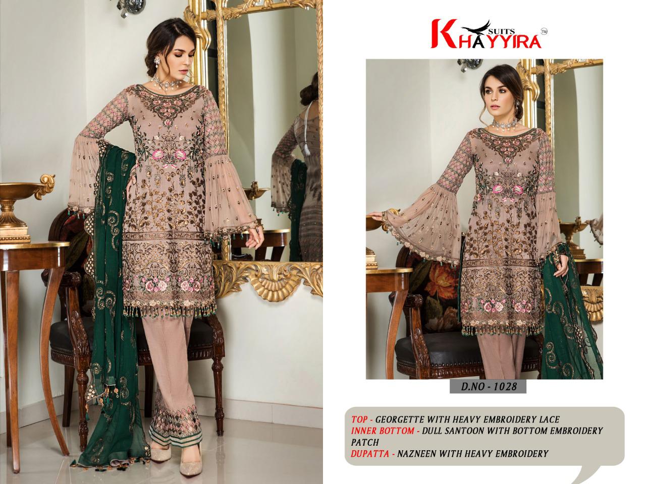 PAKISTANI SUITS D NO 1028 (1) BY KHAYYIRA